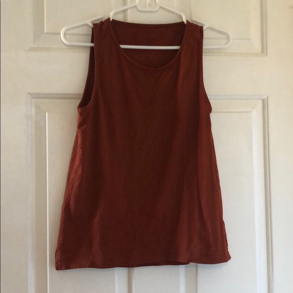 Anthropologie Burnt Orange Avery Muscle Tank - Picture 2 of 4